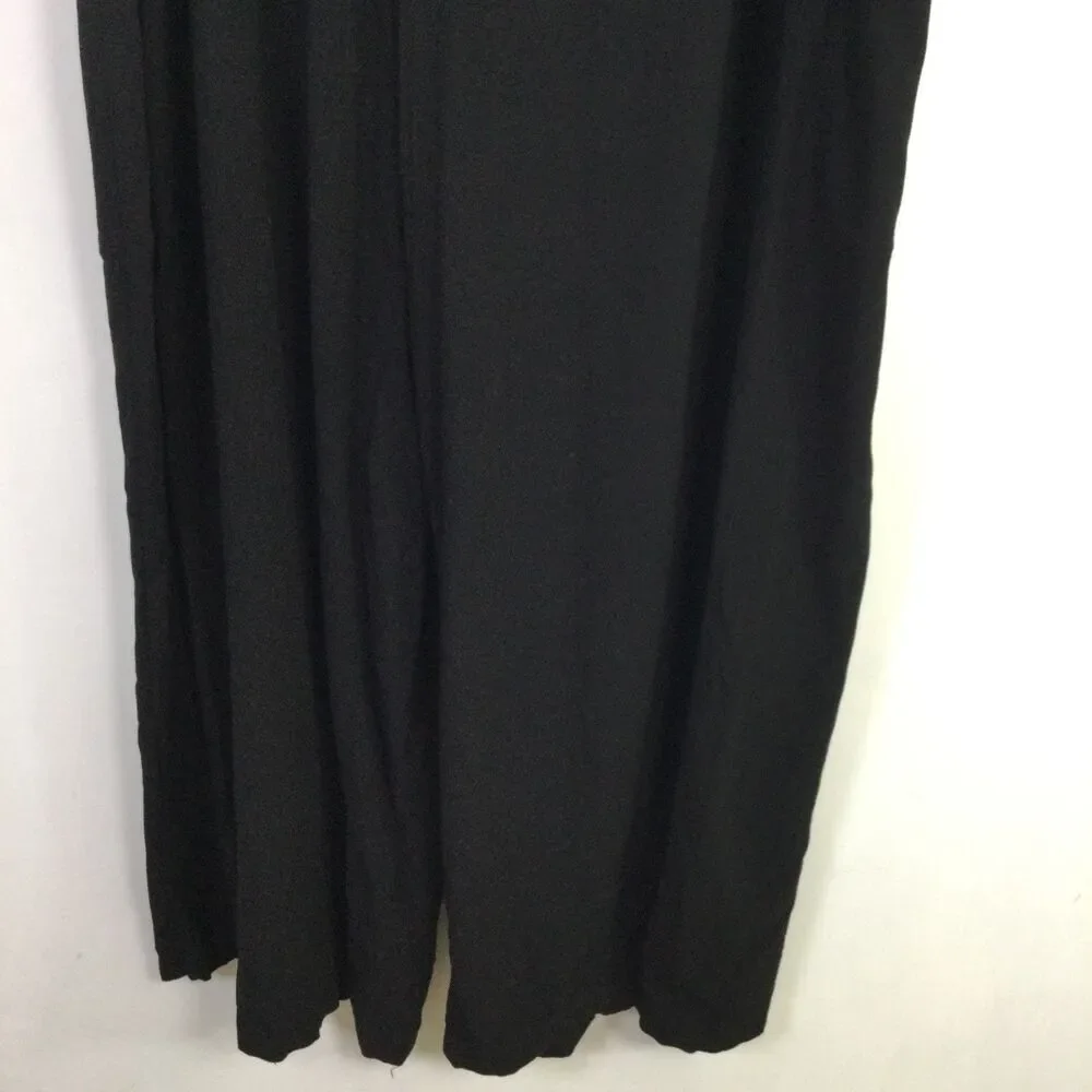 Torrid Womens Wide-Leg Pull-On Tall Pants Drawstring Waist Black Size 3X Tall - Picture 4 of 16